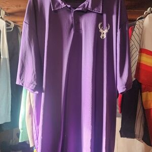 3XL Purple Bucks Polo
